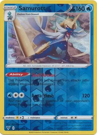 Vivid Voltage Samurott #35/185 reverse holo