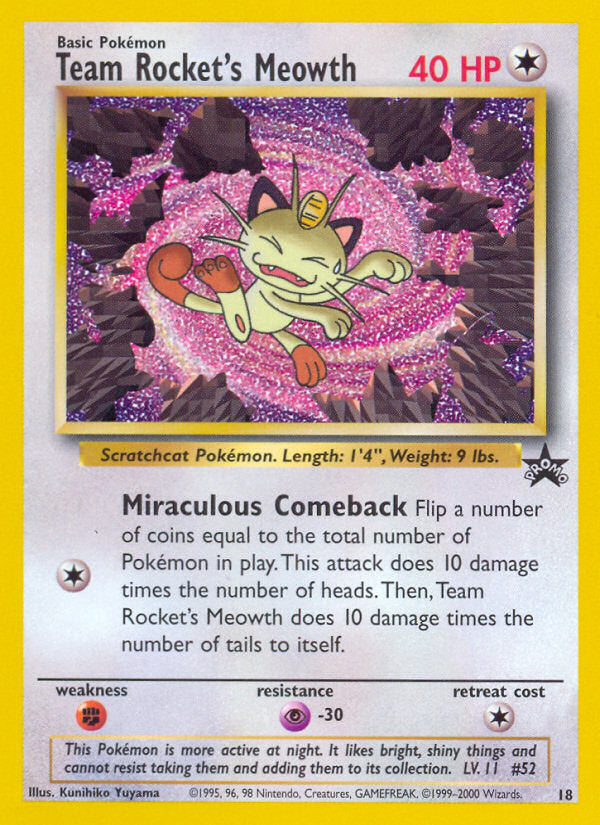 WOTC Promo Team Rocket's Mewoth #18