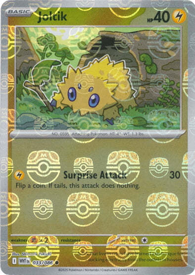 White Flare Joltik #33/86 Masterball Holo
