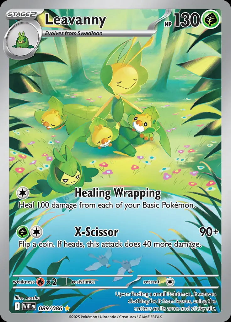 White Flare Leavanny #89