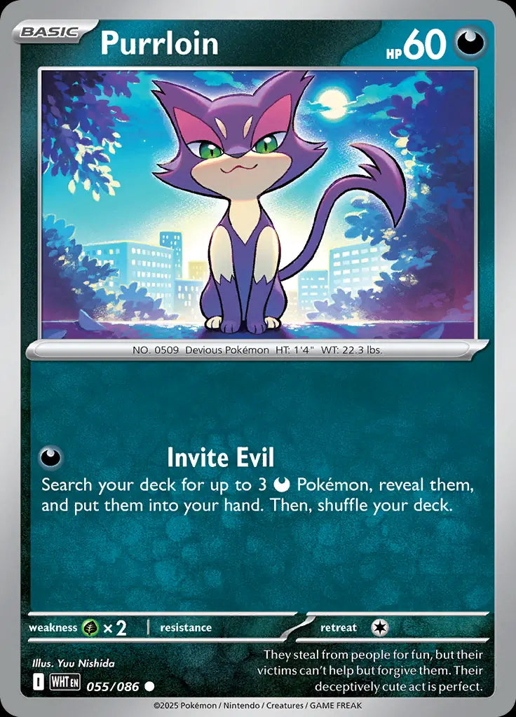 White Flare Purrloin #55/86