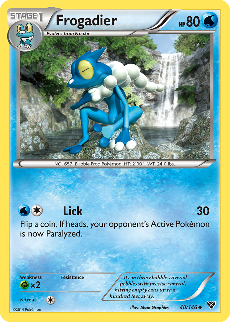 XY Frogadier #40/146