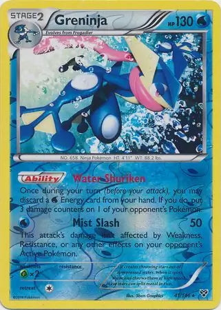XY Greninja #41/146 reverse holo