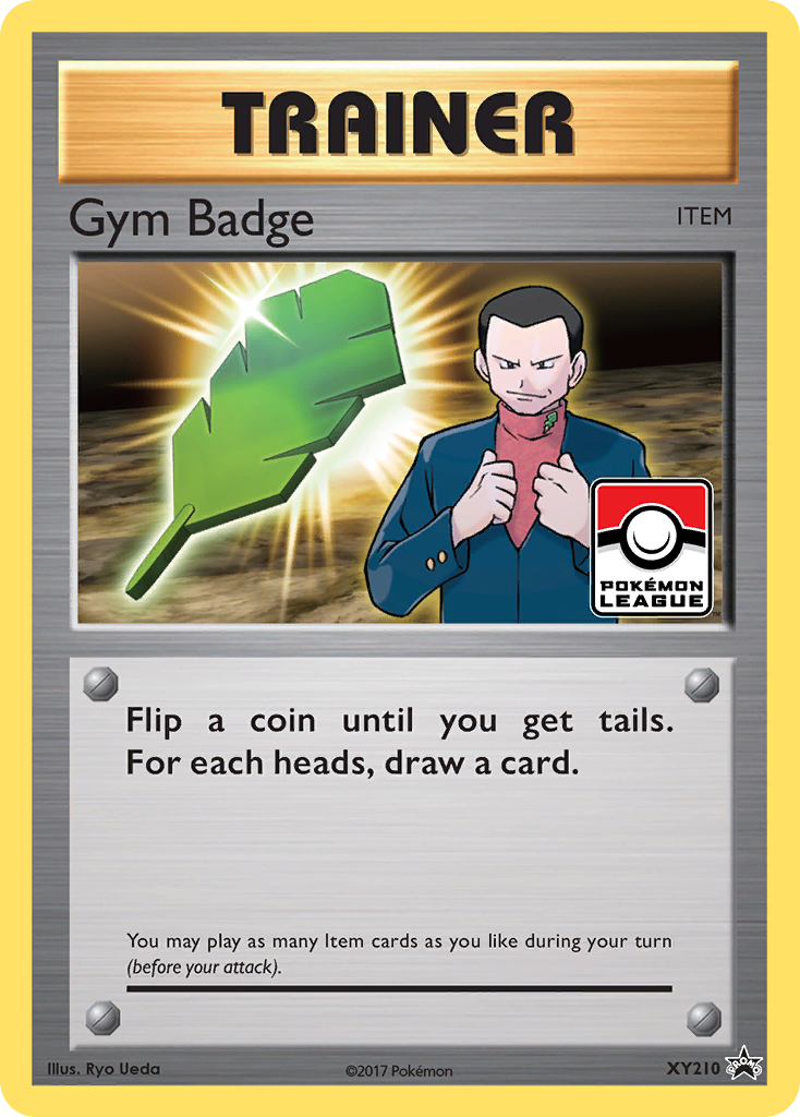 XY Promo Gym Badge (Giovanni) #210 league promo