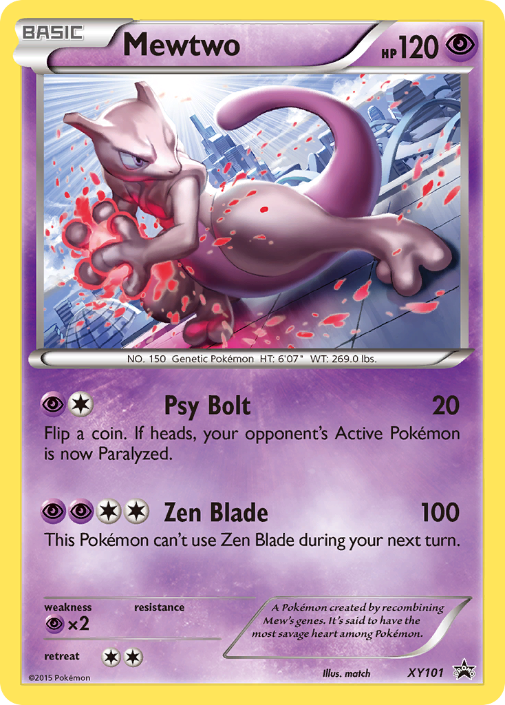 XY Promo Mewtwo #101