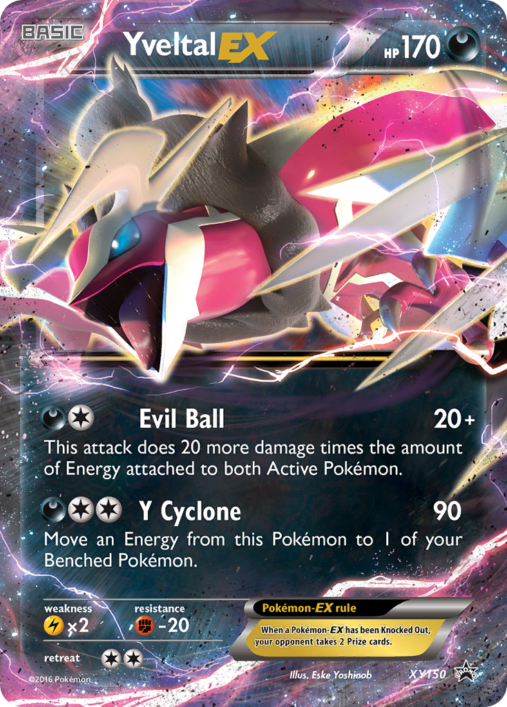 XY Promo Yveltal EX #150