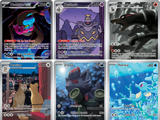 Shrouded Fable Pokémon kaarten (2024) – complete setgids over Pecharunt ex en de Loyal Three