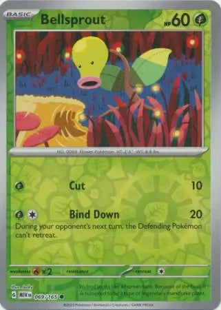 151 Set Bellsprout #69/165 reverse holo