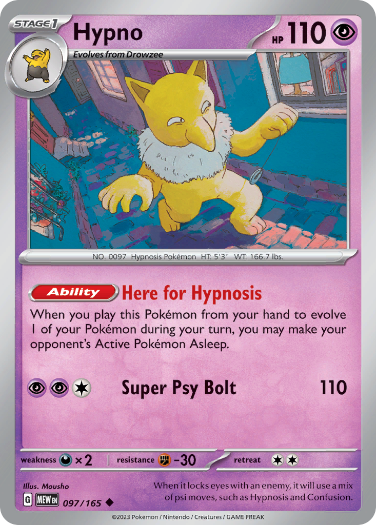 151 Set Hypno #97/165