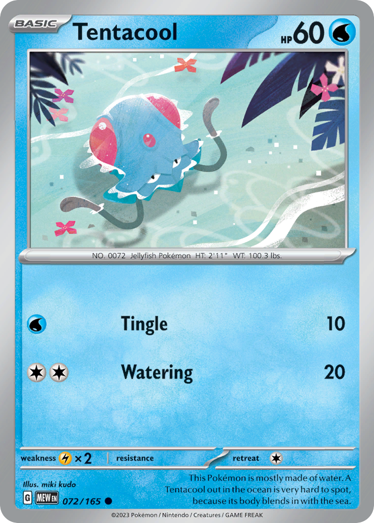 151 Set Tentacool #72/165