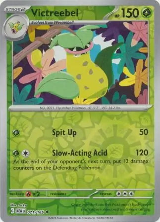 151 Set Victreebel #71/165 reverse holo