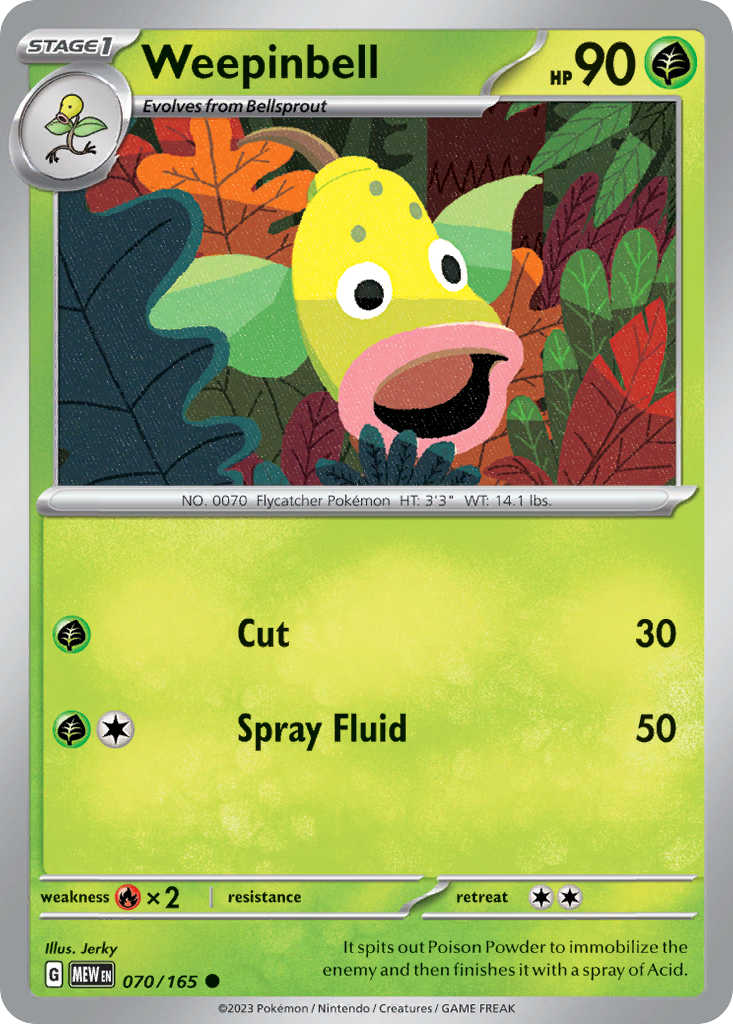 151 Set Weepinbell #70/165