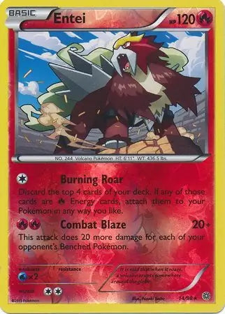 Ancient Origins Entei #14/98 reverse holo