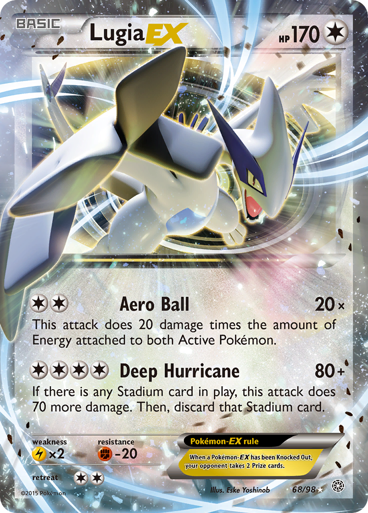 Ancient Origins Lugia EX #68/98