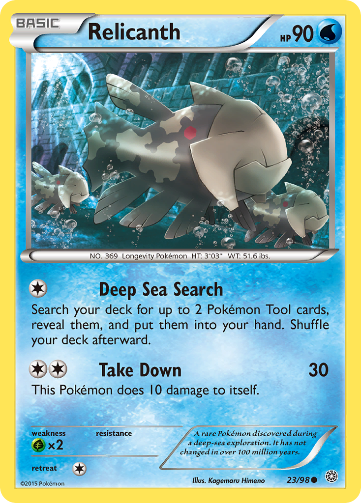 Ancient Origins Relicanth #23/98