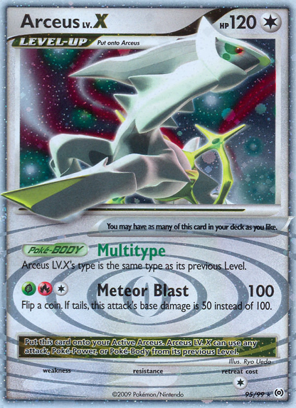 Arceus Set Arceus LV. X #95/99