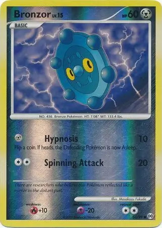 Arceus Set Bronzor #54/99 reverse holo
