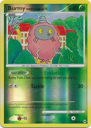 Arceus Set Burmy (Trash Cloak) #58/99 reverse holo