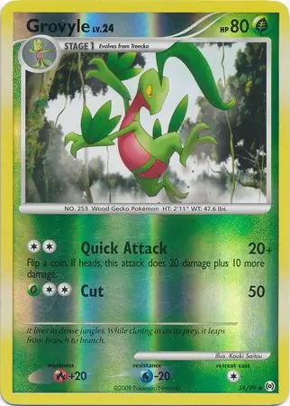 Arceus Set Grovyle #39/99 reverse holo