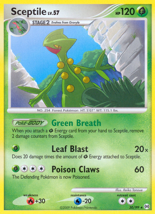 Arceus Set Sceptile #30/99
