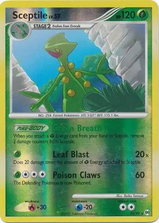 Arceus Set Sceptile #30/99 reverse holo