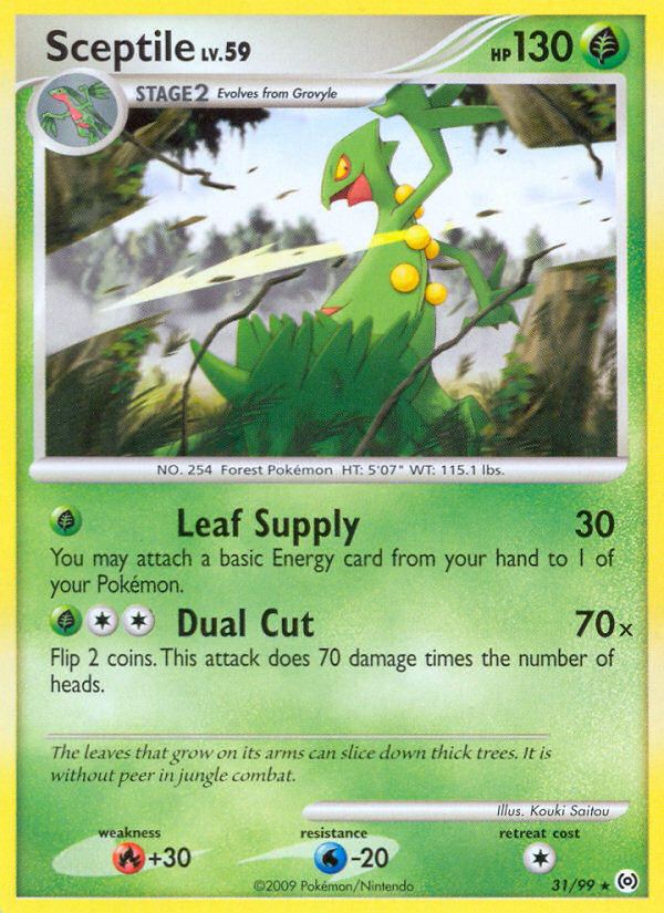 Arceus Set Sceptile #31/99