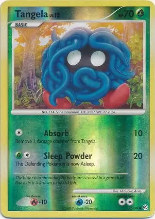 Arceus Set Tangela #76/99 reverse holo