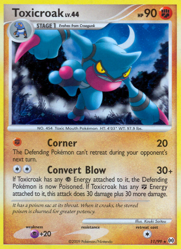 Arceus Set Toxicroak #11/99