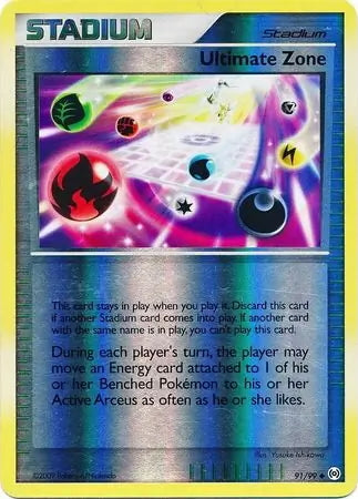 Arceus Set Ultimate Zone #91/99 reverse holo