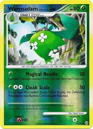 Arceus Set Wormadam (Plant Cloak) #49/99 reverse holo