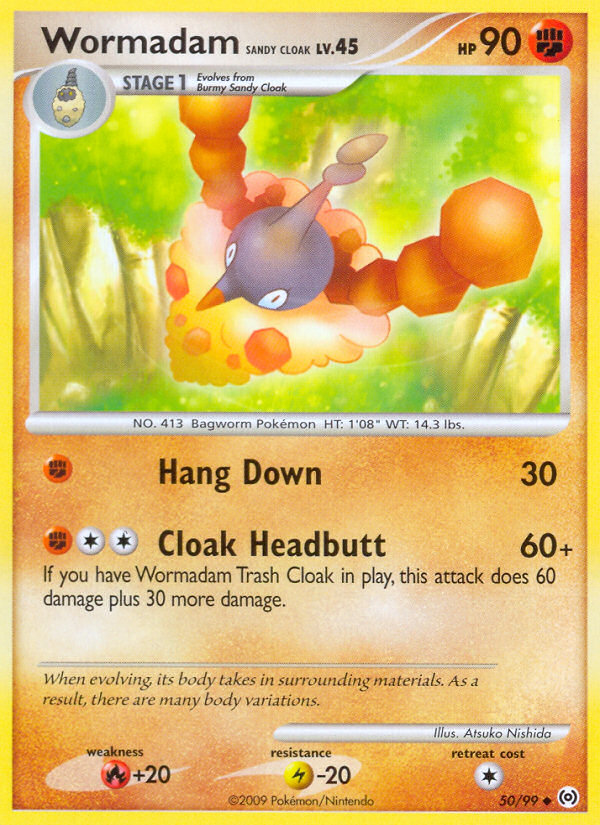 Arceus Set Wormadam (Sandy Cloak) #50/99