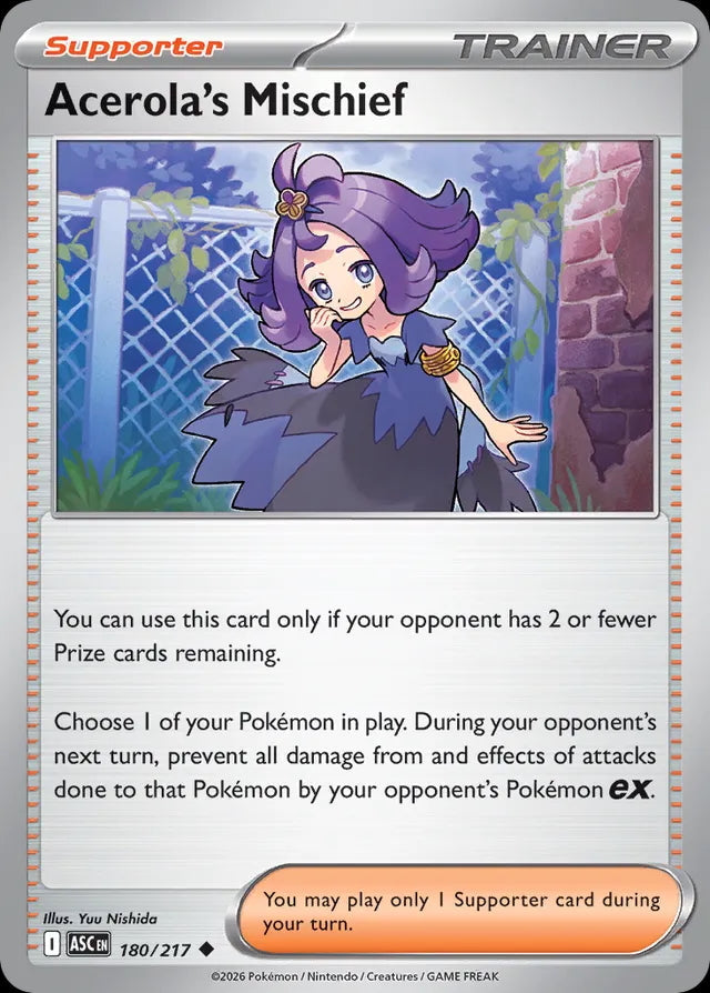 Ascended Heroes Acerola’s Mischief #180/217