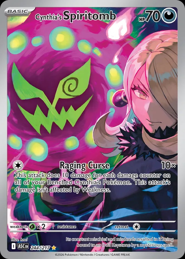 Ascended Heroes Cynthia’s Spiritomb #244/217