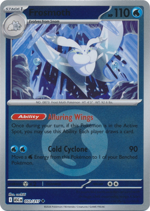 Ascended Heroes Frosmoth #053/217 Reverse Holo