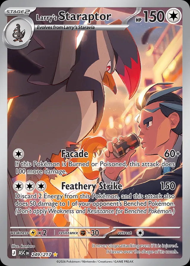Ascended Heroes Larry’s Staraptor #249/217