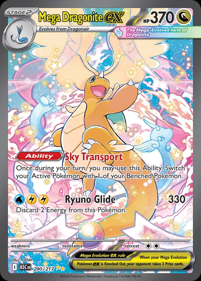 Ascended Heroes Mega Dragonite ex #290/217