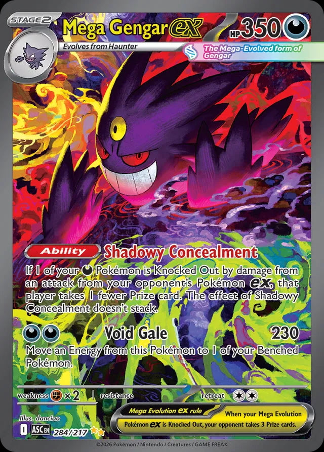 Ascended Heroes Mega Gengar ex #284/217