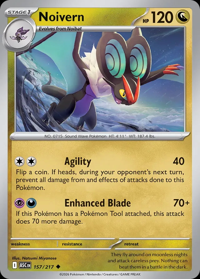 Ascended Heroes Noivern #157/217