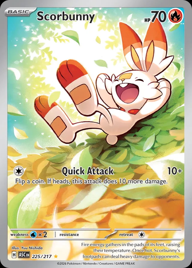 Ascended Heroes Scorbunny #225/217