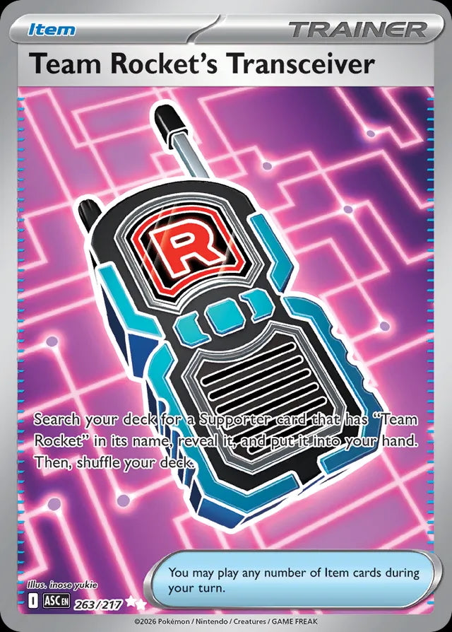 Ascended Heroes Team Rocket’s Transceiver #263/217