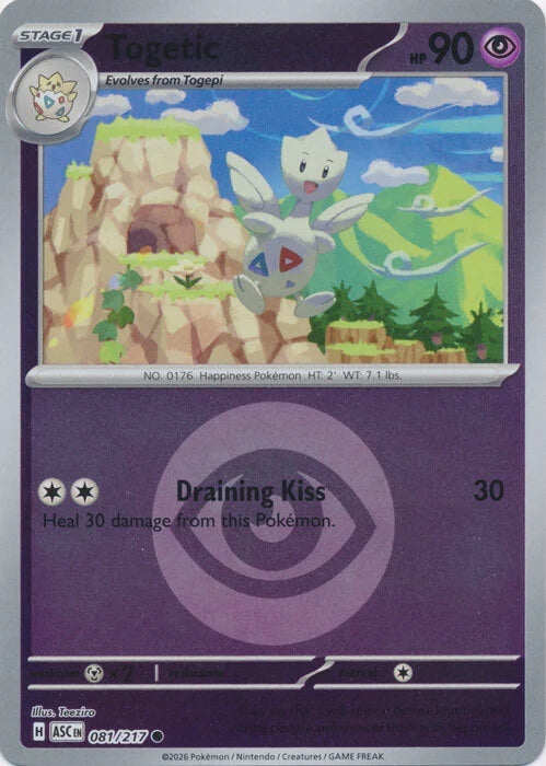 Ascended Heroes Togetic #081/217 Reverse Holo