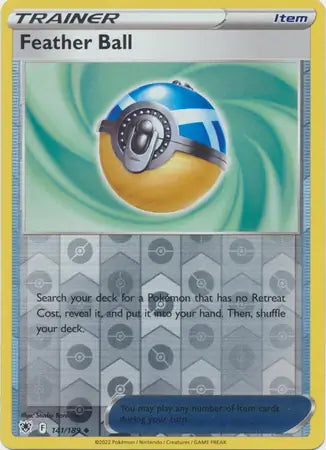 Astral Radiance Feather Ball #141/189 reverse holo