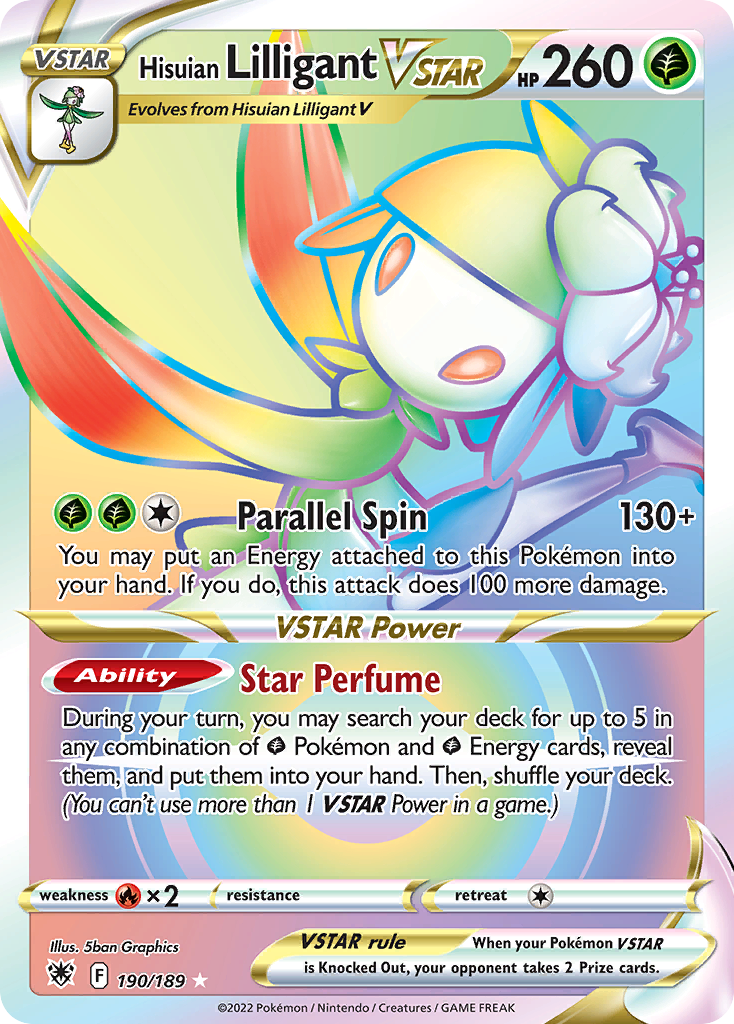Astral Radiance Hisuian Lilligant VSTAR #190/189