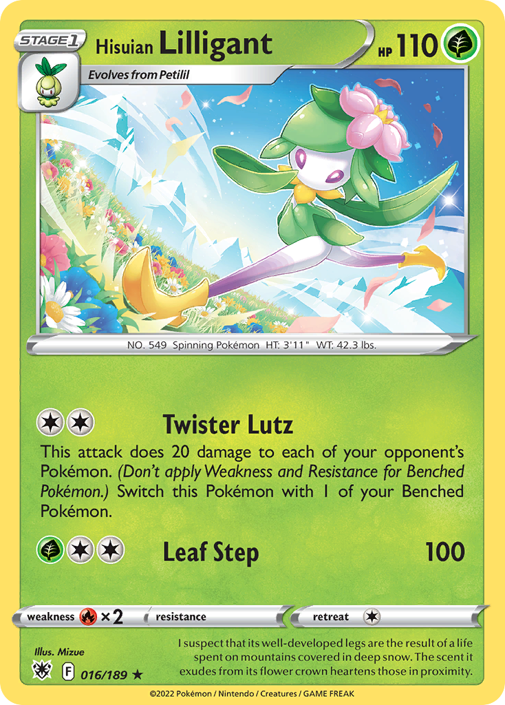 Astral Radiance Holo Hisuian Lilligant #16/189
