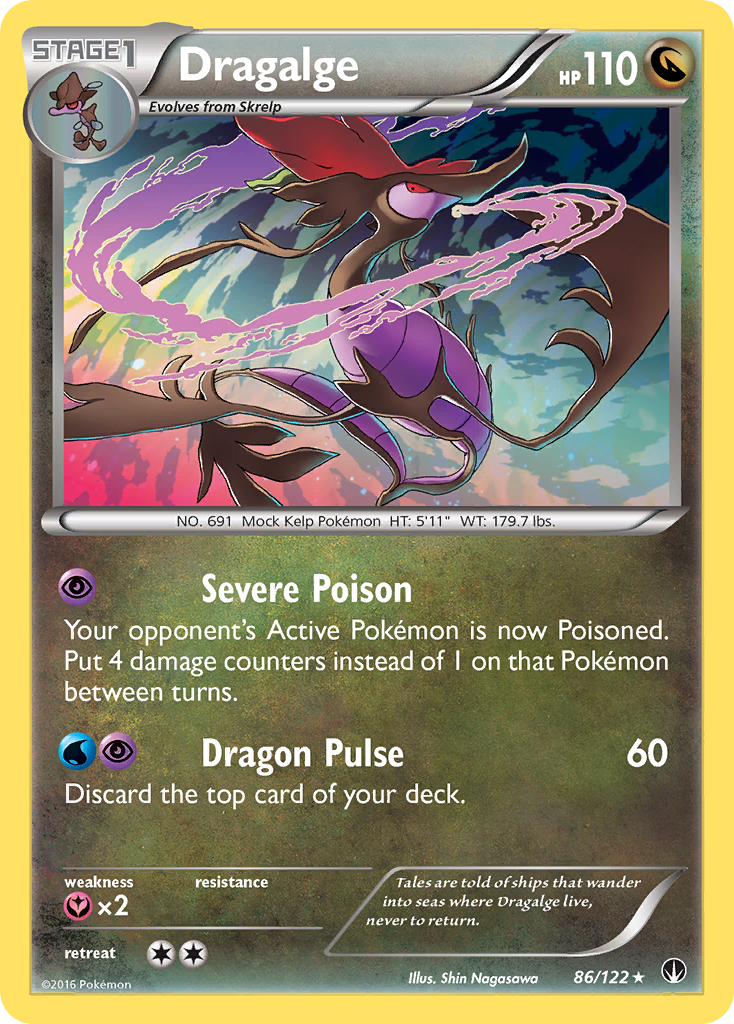 BREAKpoint Holo Dragalge #86/122