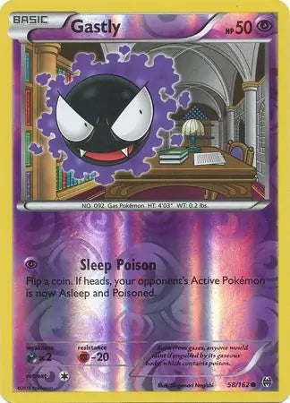 BREAKthrough Gastly #58/162 reverse holo