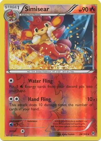 BREAKthrough Simisear #24/162 reverse holo