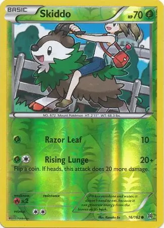 BREAKthrough Skiddo #16/162 reverse holo