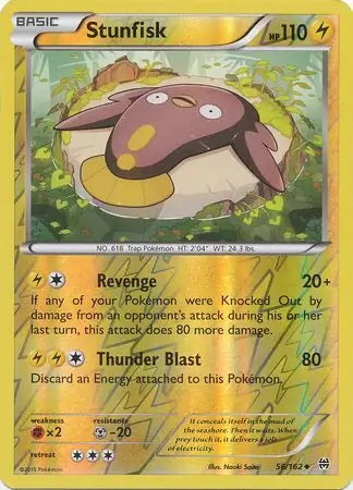 BREAKthrough Stunfisk #56/162 reverse holo