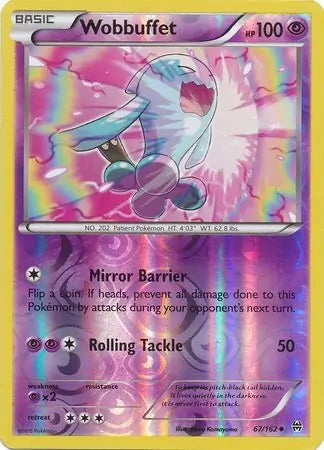 BREAKthrough Wobbuffet #67/162 reverse holo